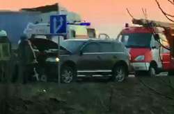 Смертельна ДТП на Київщині: Volkswagen лоб в лоб протаранив ВАЗ (відео)