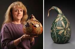 Как произведения искусства: завораживающая красота резных тыкв от Мэрилин Сандерленд