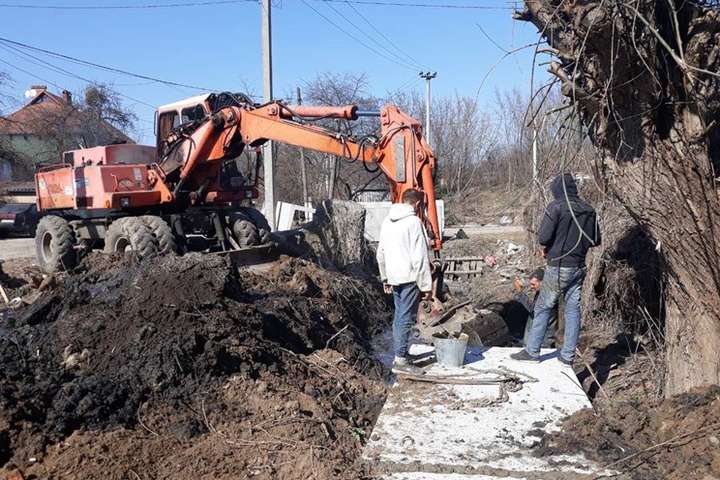 У Вінниці будують зливову каналізацію по вулиці Лук’яновського