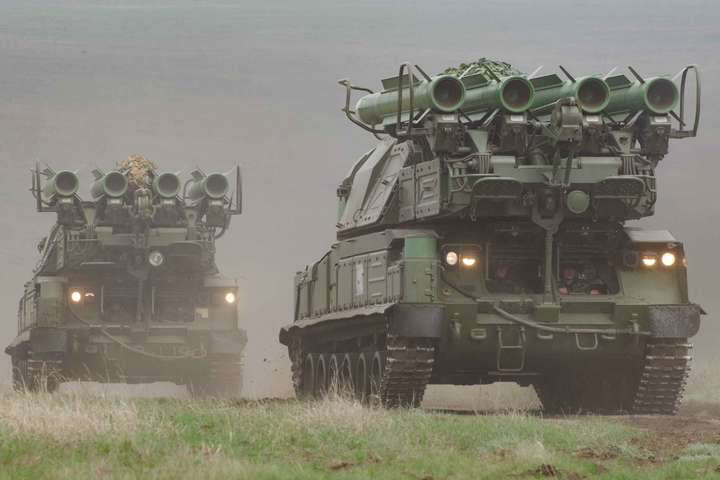 Українські військові провели масштабні навчання з протиповітряної оборони