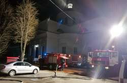 Горіло приміщення трапезної у церкві