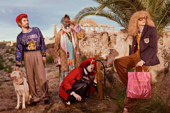 Gucci сняли кампейн на фоне исторических храмов Сицилии