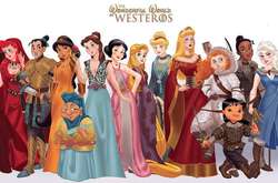 Художник представил, как выглядели бы диснеевские принцессы, будь они героинями «Игры престолов»