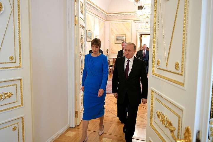 Президент Естонії здійснила візит до Путіна
