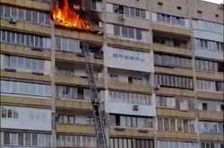 Пожежа сталася в одній із квартир на 8-му поверсі