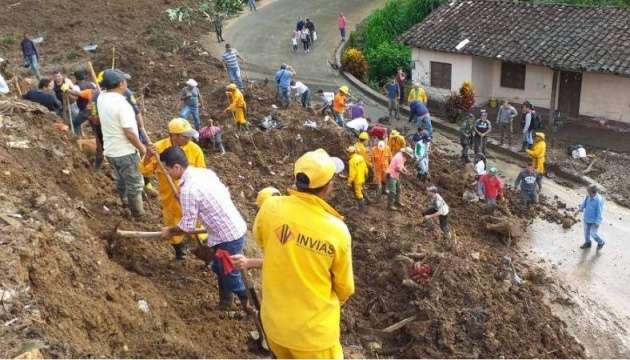 У Колумбії через зсув загинули 28 людей 