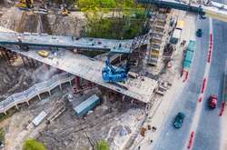 Будівництво скандального мосту: у Кличка розповіли, як укріпили схили Володимирської гірки