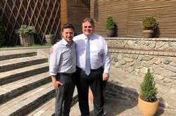 Першу міжнародну зустріч Зеленський провів з представником Литви