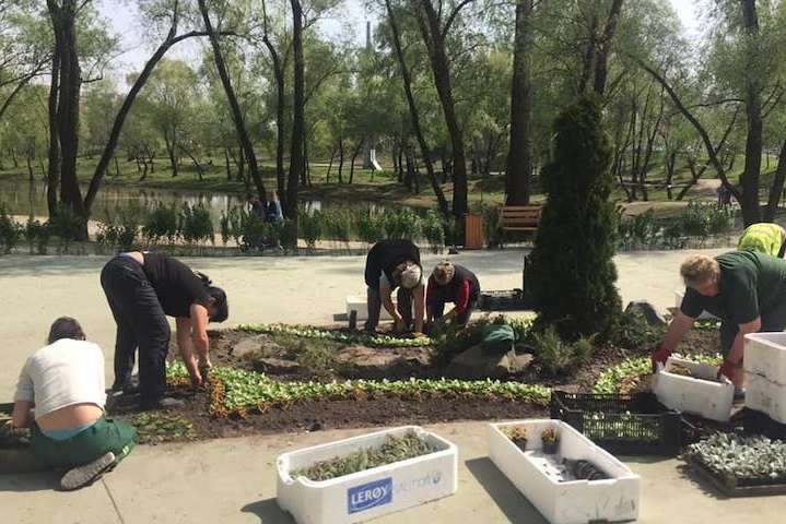 Комунальники у Києві приготували «сюрприз» для вандалів, які нищать квіти