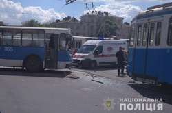 ДТП сталася на перехресті вулиці Замостянської та проспекту Коцюбинського 