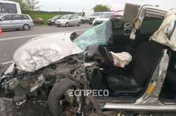 Одна з автівок після ДТП