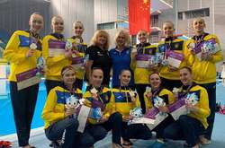 Збірна України виборола «срібло» на етапі Світової серії з синхронного плавання