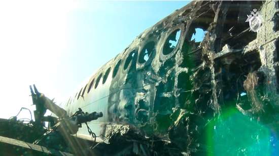 Авіакатастрофа в Москві: параметрична «чорна скринька» сильно пошкоджена
