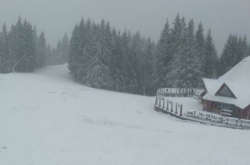 Карпати засипало снігом