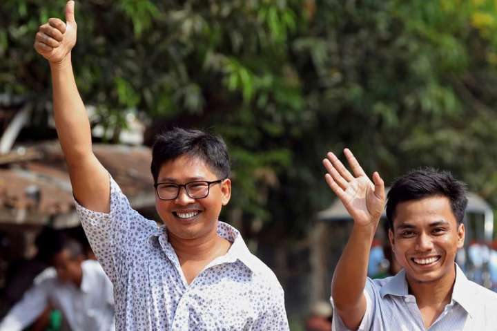 У М’янмі президент помилував двох журналістів Reuters
