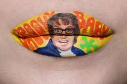 Визажист из США рисует известных персонажей фильмов на губах. Фотогалерея