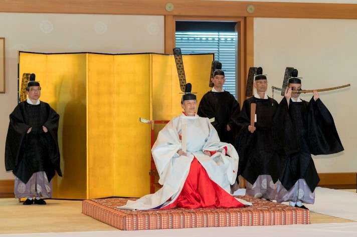 Новий імператор Японії взяв участь в релігійному обряді