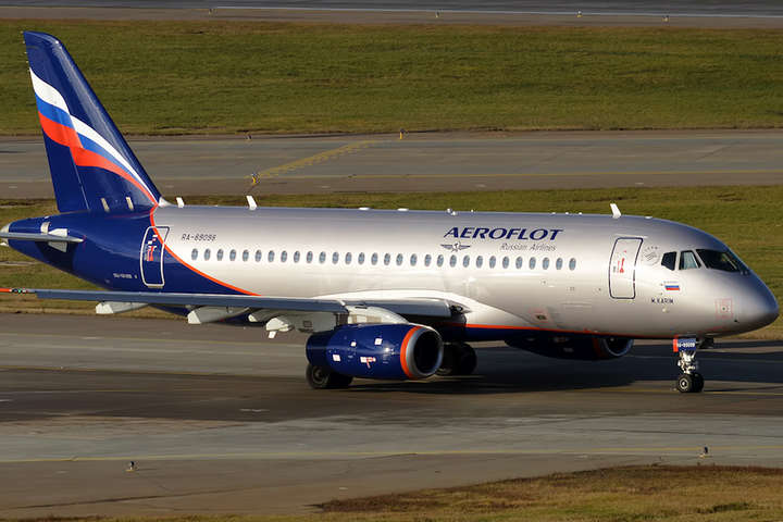 «Аерофлот» скасував п'ять рейсів з літаком Superjet