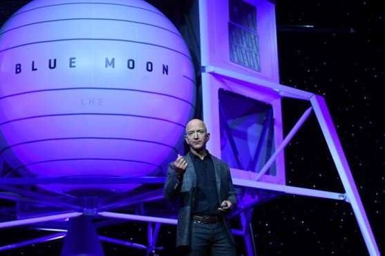 Глава Amazon представил прототип аппарата для доставки грузов на Луну
