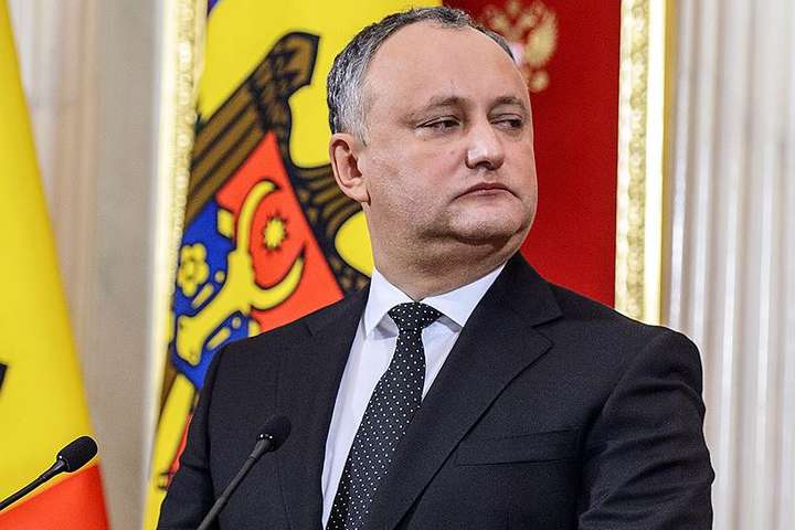 Додон заявив, що позиція Молдови щодо територіальної цілісності України не змінилася