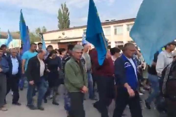 В окупованому Криму відбувся жалобний мітинг до Дня пам’яті жертв депортації