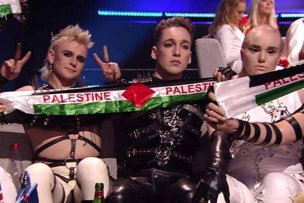 Музиканти з Ісландії підняли на «Євробаченні» в Тель-Авіві прапор Палестини
