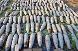 СБУ виявила на Луганщині схованку з великою кількістю снарядів та гранат