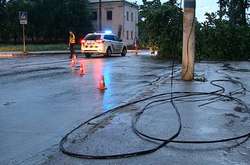 Сильні зливи і гроза цього разу лютували у Житомирській області 