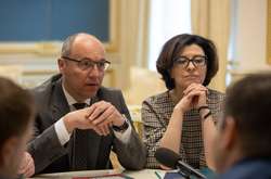 Спікер Андрій Парубій на сьогоднішній зустрічі з Володимиром Зеленським