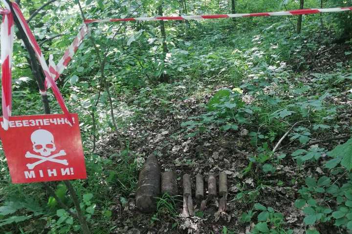 На Київщині виявлено п’ять бомб (фото)