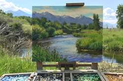 Американец «вписал» свои картины в пейзаж