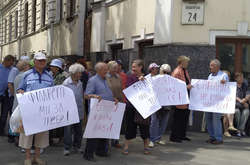Біля Софії Київської мітингують на підтримку Філарета (фото)