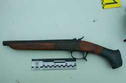 У жителя Подільського району поліцейські вилучили обріз мисливської рушниці