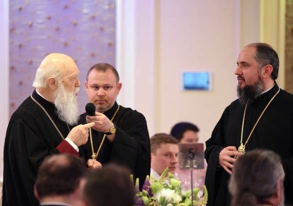 Філарет побажав Епіфанію Божої допомоги у розбудові Української православної церкви 