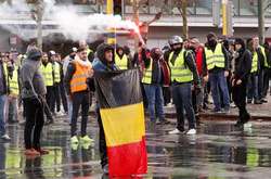 У Брюсселі в день виборів до Європарламенту відбулися зіткнення