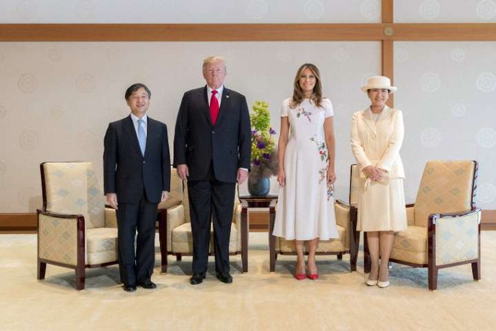 Новий імператор Японії прийняв першого іноземного лідера – Трампа