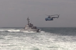 В Азовском море состоялись учения катеров «Кременчуг» и «Лубны»