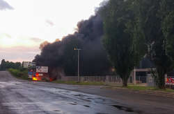 Загорілася АЗС в селі Чайки
