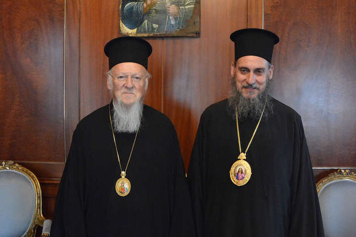 Новопоставлений єпископ Ольвійський Епіфаній зустрівся з Патріархом Варфоломієм