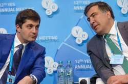  Екс-заступник генпрокурора Давід Сакварелідзе та екс-голова Одеської ОДА Микайло Саакашвілі  