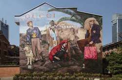 Gucci создали муралы в Нью-Йорке, Милане, Лондоне5