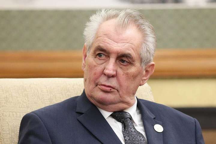 Президент Чехії викликав «на килим» посла Росії 