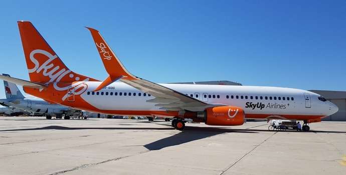 Авіакомпанія SkyUp отримала восьмий літак