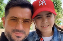 Мурат Налчаджиоглу с дочерью Софией