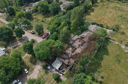 Наслідки пожежі у психлікарні в Одесі