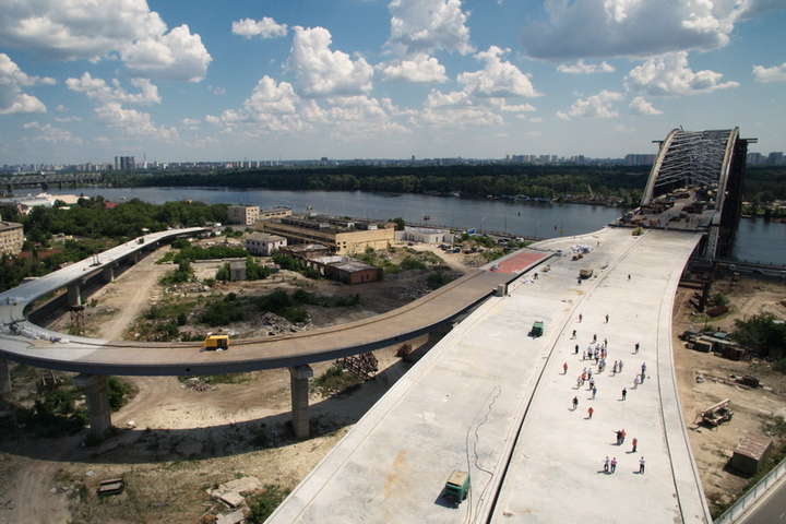Кличко показав, як будується найдорожчий в історії Києва міст (фото, відео)