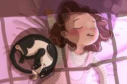 Художница создает милые рисунки про дружелюбных и любящих котов