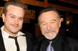 Робин Уильямс с сыном