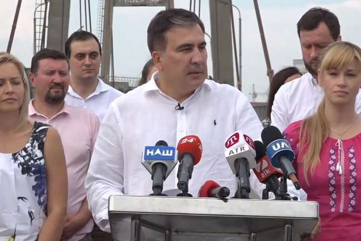 Саакашвили огласил первую десятку своей партии