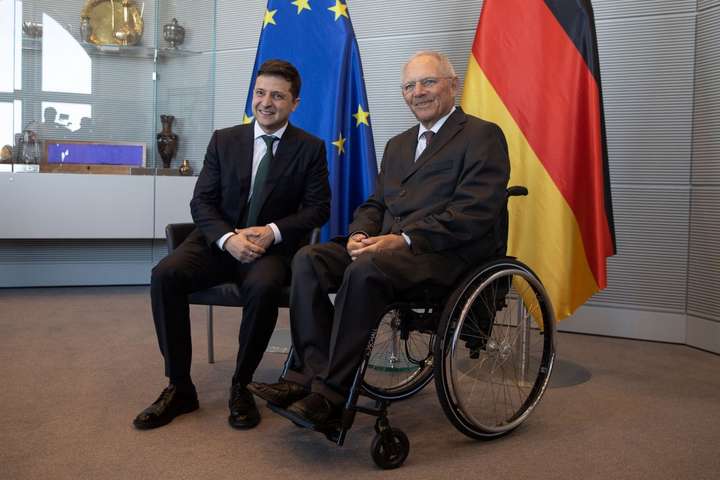 Зеленский встретился с главой парламента Германии